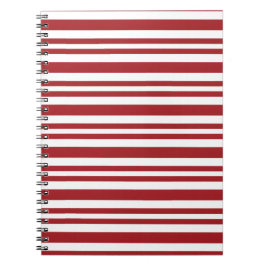 Caderno Espiral Listras de Bastão de Natal