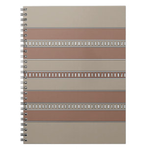 Caderno Espiral Listras de Mosaico do Deserto
