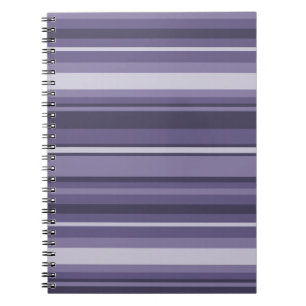 Caderno Espiral Listras do roxo da urze