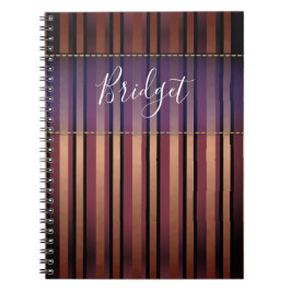 Caderno Espiral Listras do Seu Nome