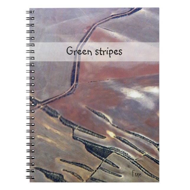 Caderno Espiral listras verdes (Frente)