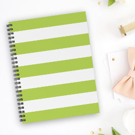 Caderno Espiral Listras Verdes, Listras, Padrão Raspado, Linhas