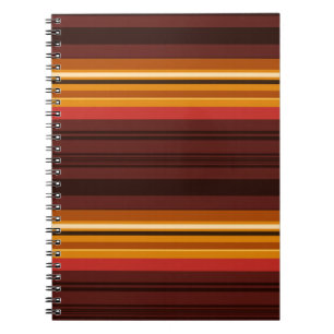 Caderno Espiral Listras vintage fofas