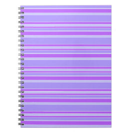 Caderno Espiral Listras violetas