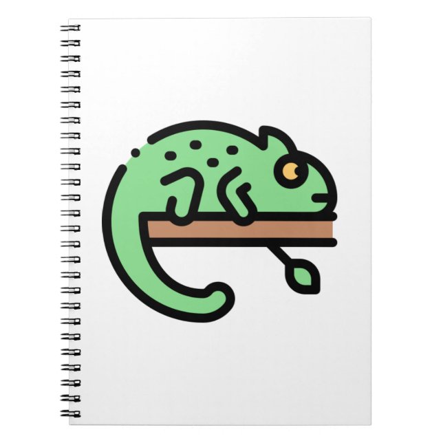 Caderno Espiral Little Chameleon (Frente)