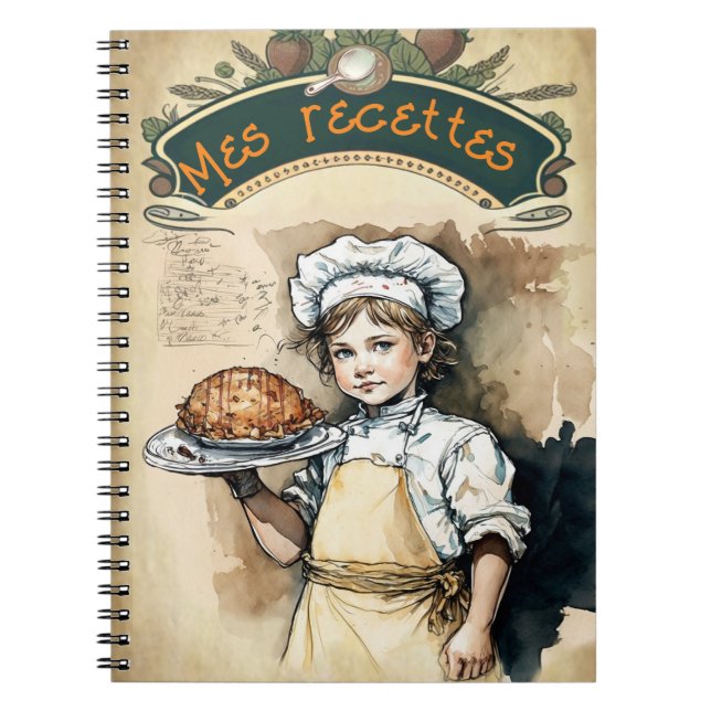 Caderno Espiral Little chef (Frente)