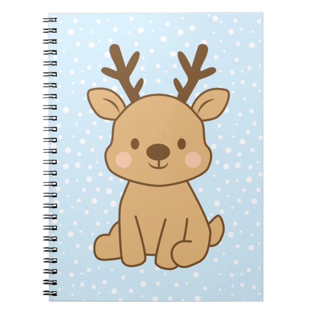 Caderno Espiral Little Reindeer (Frente)