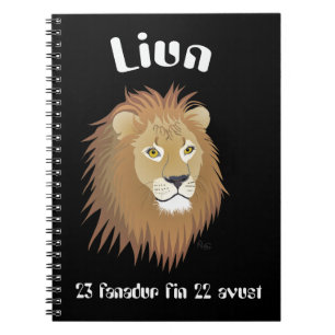 Caderno Espiral Liun 23 fanadur fin 22 avust Notizheft