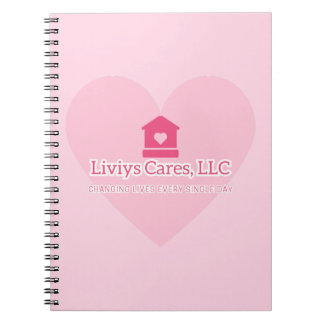 Caderno Espiral Liviys Cares Logo Notebook