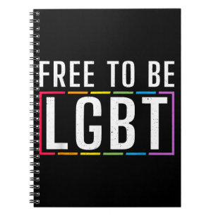 Caderno Espiral Livre para ser LGBT - Orgulho gay Lésbica Bissexua