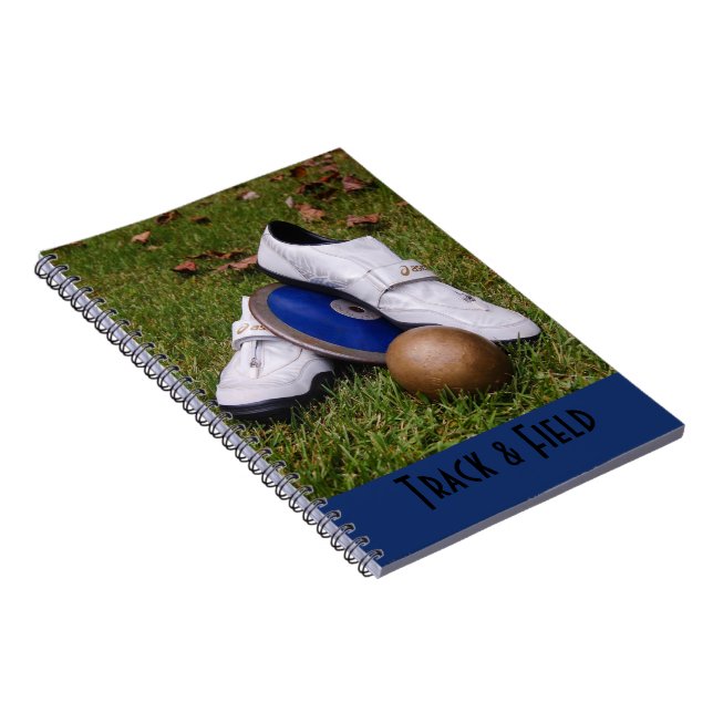 Caderno Espiral Livro da foto do atletismo (Lado Direito)