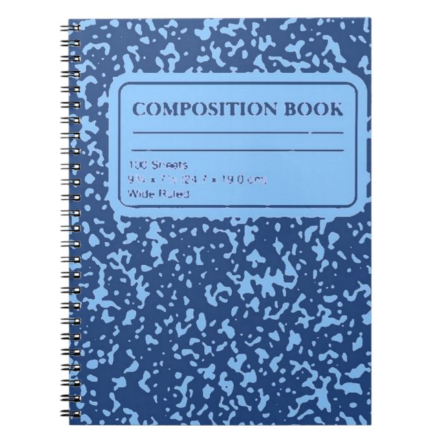 Caderno Espiral Livro de composição (Frente)