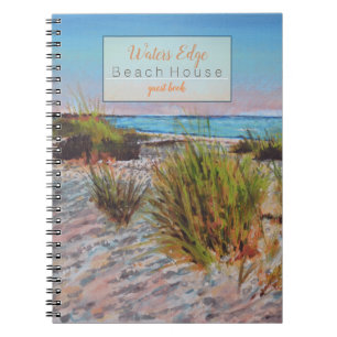 Caderno Espiral Livro De Convidados De Aluguel De Férias De Praia
