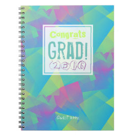 Caderno Espiral Livro de Convidados para Graduação Personalizada d