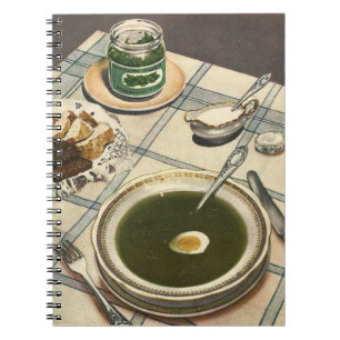 Caderno Espiral Livro de Cookbook.The da comida saboroso e