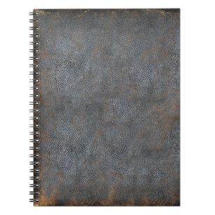 Caderno Espiral Livro de couro afligido antiguidade
