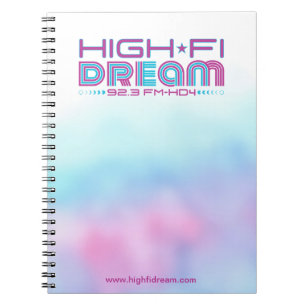 Caderno Espiral Livro de Fotografias do HighFi Dream