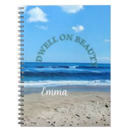 Caderno Espiral livro de fotos Dia da Terra - habite a beleza
