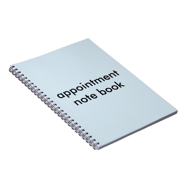 Caderno Espiral livro de nota da nomeação (Lado Direito)
