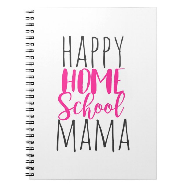 Caderno Espiral Livro de nota de Homeschool (Frente)