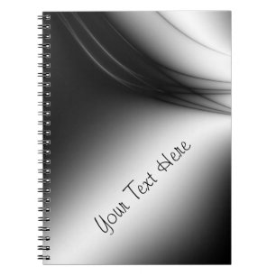 Caderno Espiral Livro de Nota Espiral Personalizada a Preto e Bran