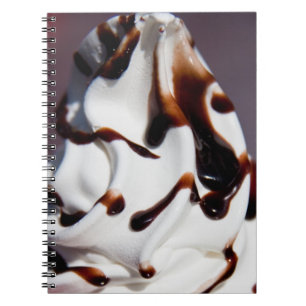 Caderno Espiral Livro de nota macio do sorvete