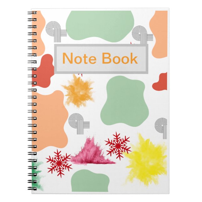 Caderno Espiral Livro de Notas (Frente)