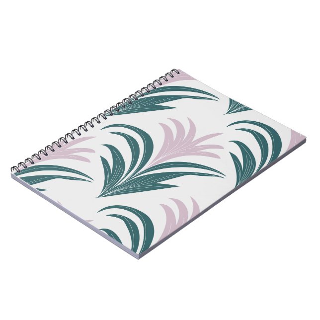 Caderno Espiral Livro de notas da Flor (Left Side)