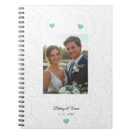 Caderno Espiral Livro de Notas de Casamento