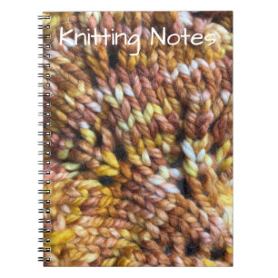 Caderno Espiral Livro de notas de confecção de malhas