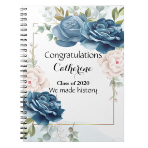 Caderno Espiral Livro de Notas de Memória Personalizada de Gradua