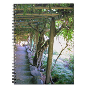 Caderno Espiral Livro de Notas de Porto/Caminho do Jardim Japonês
