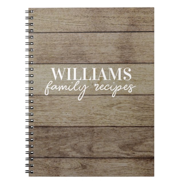 Caderno Espiral Livro de Receitas Familiares Personalizadas da Mad (Frente)