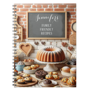 Caderno Espiral Livro de receitas personalizado