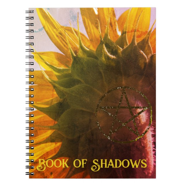 Caderno Espiral Livro de Sombras do Jardim Amarelo (Frente)