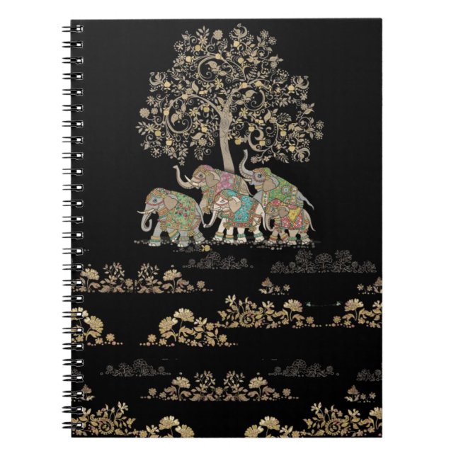 Caderno Espiral Livro do Elefante Maharaja (Frente)