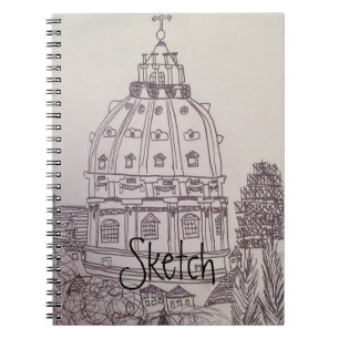 Caderno Espiral Livro do esboço de St Peter