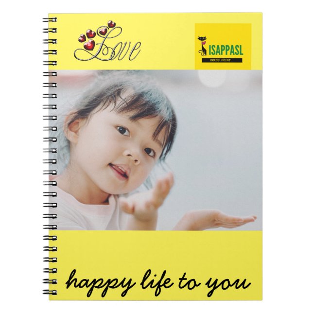 Caderno Espiral livro fotográfico (Frente)