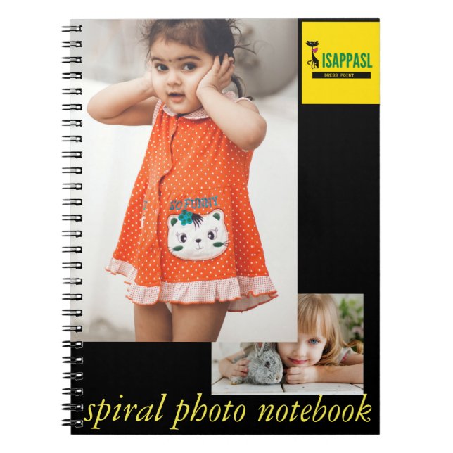 Caderno Espiral livro fotográfico (Frente)