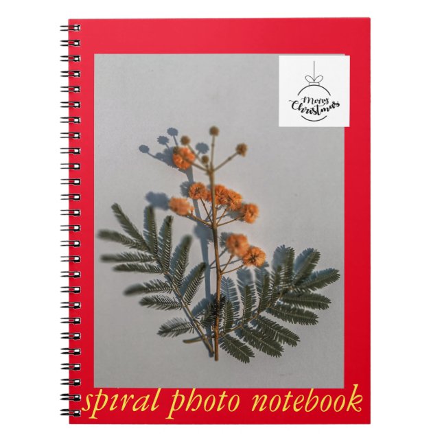 Caderno Espiral livro fotográfico (Frente)