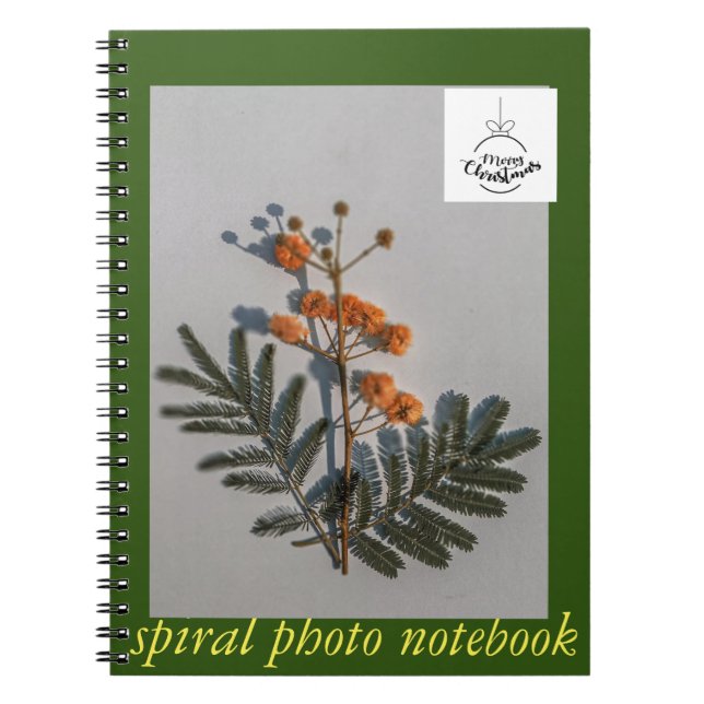 Caderno Espiral livro fotográfico (Frente)