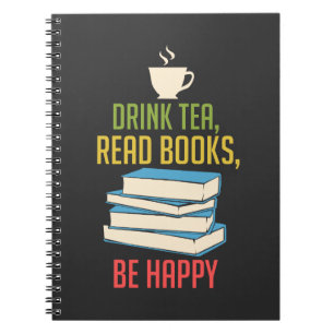 Caderno Espiral Livro - Livros de Tea Felizes