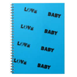 CADERNO ESPIRAL LIVRO LOVE_BABY_MODERN_BLUE_SO_CUTE_NOTA