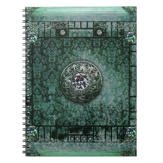 Caderno Espiral Livro mágico medieval do tomo antigo bonito de (Frente)