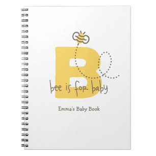 Caderno Espiral Livro ou álbum de fotografias doce do bebê da