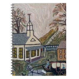 Caderno Espiral Livro vazio da igreja - tapete que engancha o