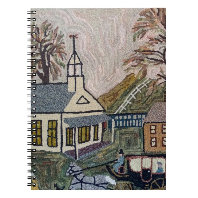 Caderno Espiral Livro vazio da igreja - tapete que engancha o (Frente)