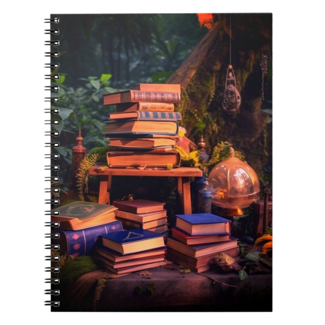 Caderno Espiral Livros (Frente)