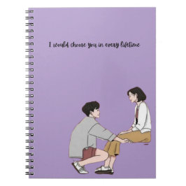 Caderno Espiral livros amantes | amor | presentes de casais |prese