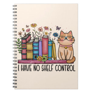 Caderno Espiral Livros Florais e Gatos